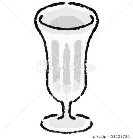 パフェグラスのイラスト素材