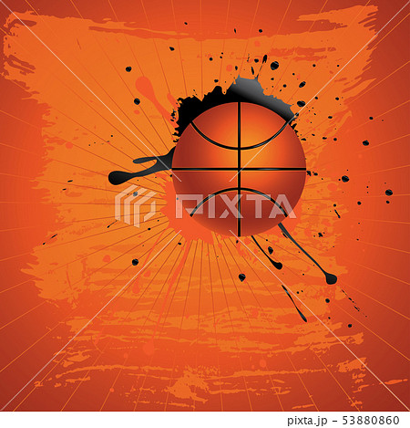 バスケットボール バスケ スポーツ ベクターのイラスト素材