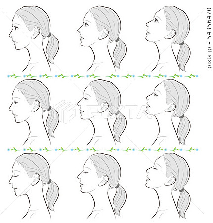 口を開けるのイラスト素材