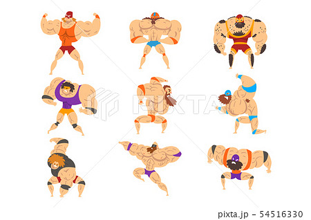 プロレスのイラスト素材集 ピクスタ
