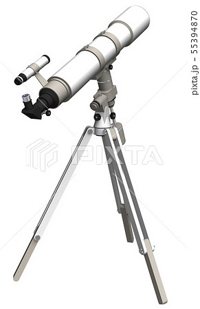 天体望遠鏡のイラスト素材