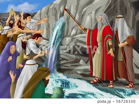 モーゼ 十戒の写真素材