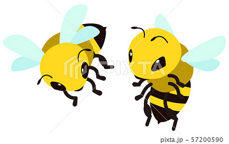 蜜蜂のイラスト素材 Pixta