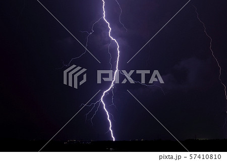 界雷の写真素材