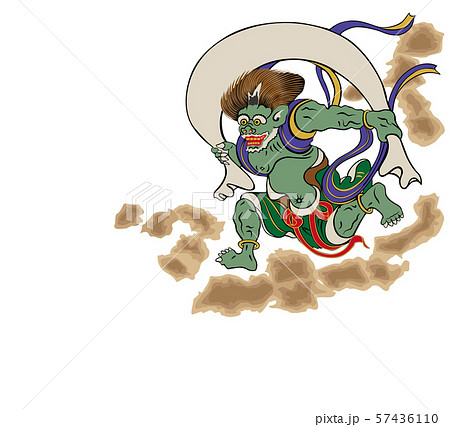 風神雷神のイラスト素材