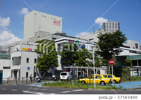 ロータリー 川崎駅前 西口ロータリー 川崎駅西口の写真素材