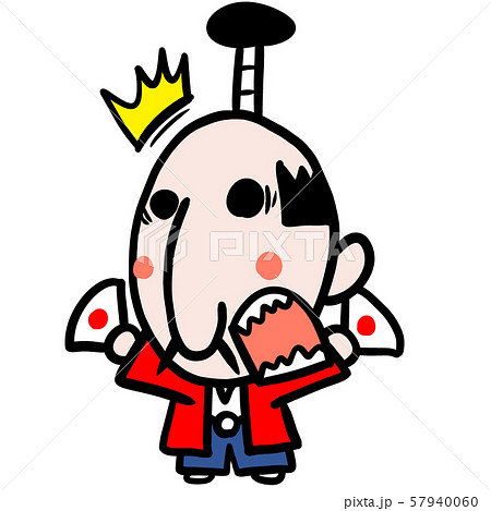 侍 男性 キャラクター バリエーションのイラスト素材