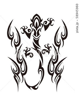 カッコイイ紋章のイラスト素材