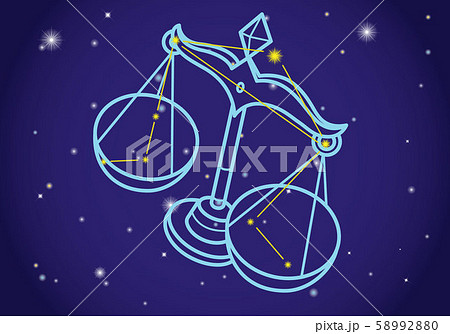 天秤座の写真素材