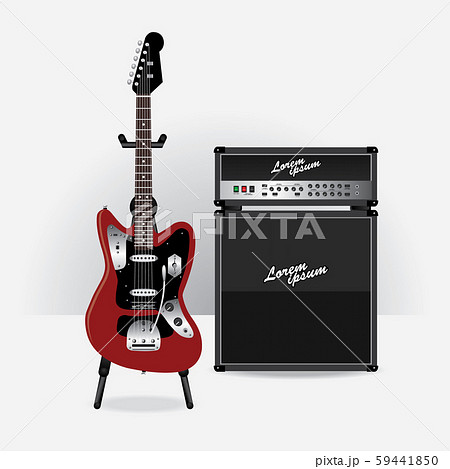 アンプのイラスト素材