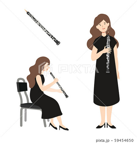 オーボエのイラスト素材集 ピクスタ