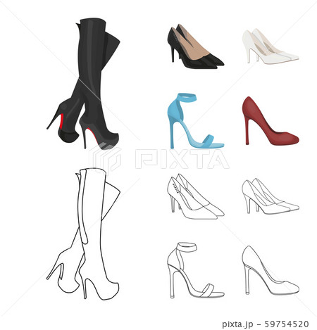 ピンヒールのイラスト素材