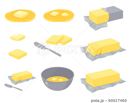バター マーガリン のイラスト素材集 ピクスタ