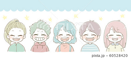 5人組のイラスト素材 Pixta