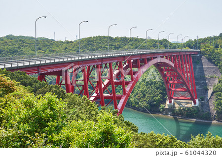 的矢湾大橋 橋 伊勢志摩国立公園 的矢湾の写真素材