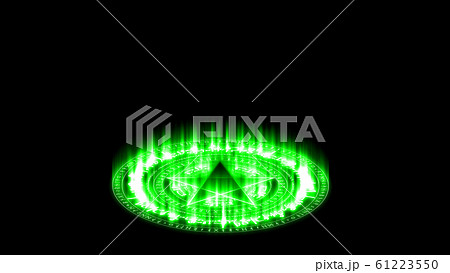 召喚魔法のイラスト素材