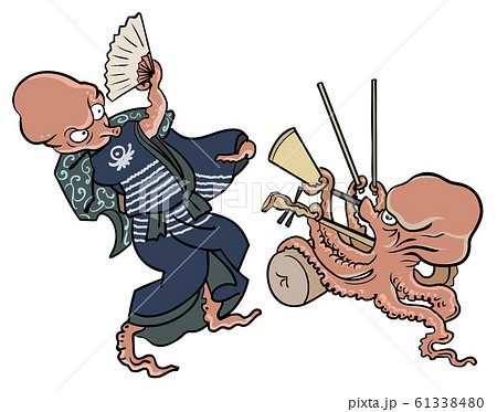 ベクター 動物 応援団 応援のイラスト素材