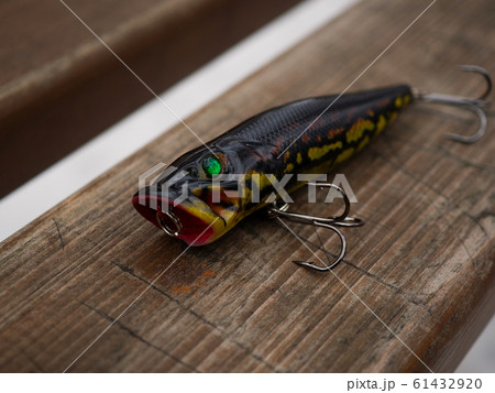 Fishing Hook Isolated on a Black Background. Jig Fishing Hook