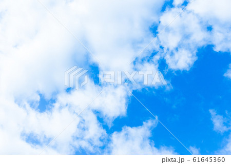 しらす雲の写真素材