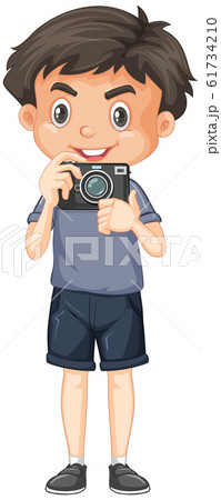 子供 男の子 男児 かわいいのイラスト素材