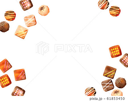 お菓子 背景の写真素材