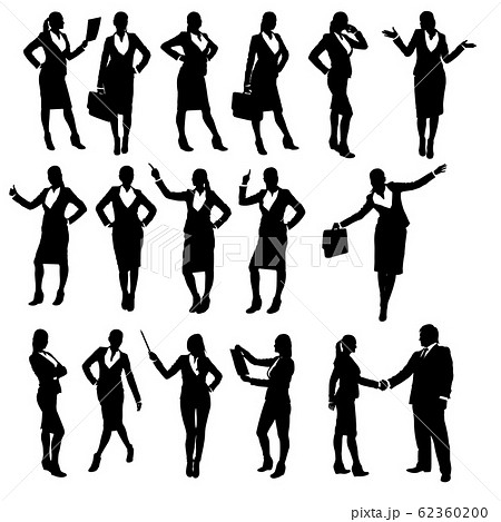 ベクター シルエット 影 人間のイラスト素材