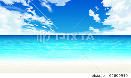 浜辺のイラスト素材