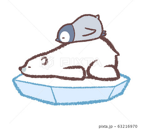 氷上のイラスト素材