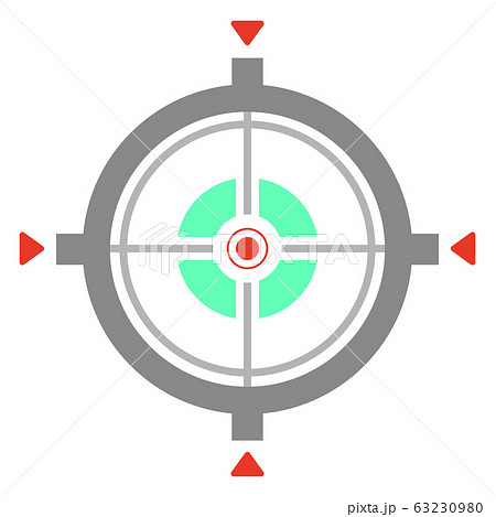 射的 的のイラスト素材
