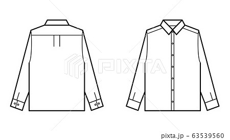 ワイシャツのイラスト素材