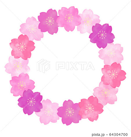 桜 背景 和風 背景画像のイラスト素材