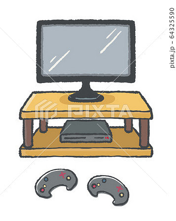 テレビゲームのイラスト素材