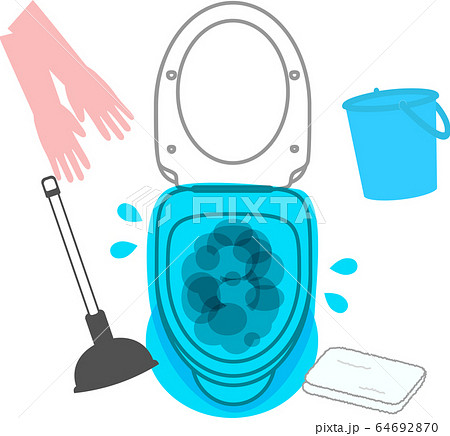 断水のイラスト素材