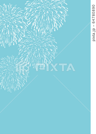花火 花火大会 背景 祭りのイラスト素材