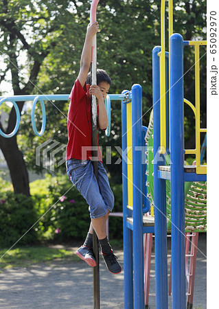 はん登棒の写真素材