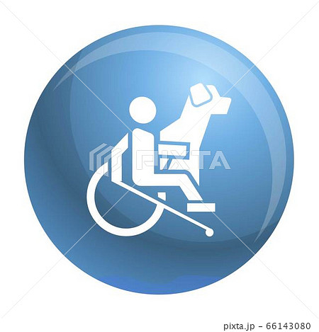 障害者 車椅子 マーク 車イスのイラスト素材