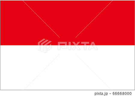 ジャカルタ 国旗の写真素材