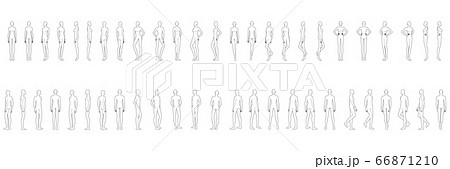 Set of Men and Women XXS XS S M L XL XXL XXXL - Stock Illustration  [94453155] - PIXTA