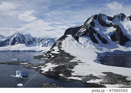 氷河の写真素材