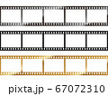 縦型のフィルムセットのイラスト素材