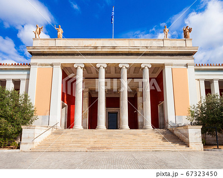 アテネ国立考古学博物館 ギリシャ アテネの写真素材