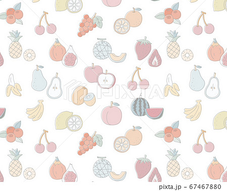 フルーツ 果物 背景 ベクターのイラスト素材