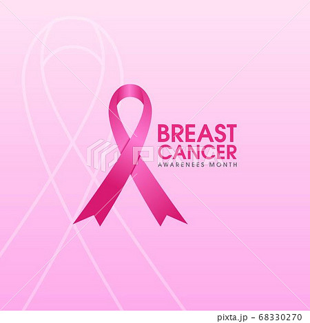 ピンクリボンのイラスト素材