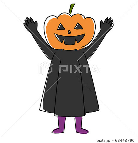 両手あげるのイラスト素材