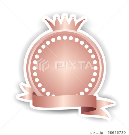 王冠　メダル　銅　アイコン