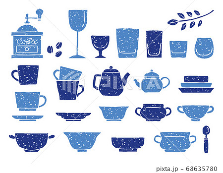 スープ皿のイラスト素材 スープ皿のイラスト素材