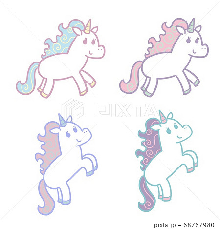 ユニコーン 一角獣 のイラスト素材集 ピクスタ
