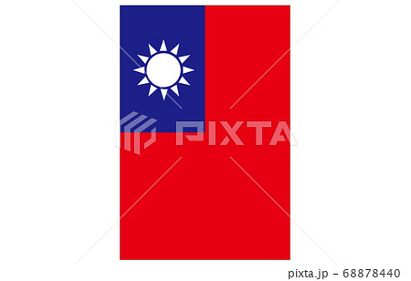 台湾 国旗のベクター素材集 ピクスタ