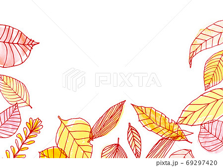 木枯らしのイラスト素材