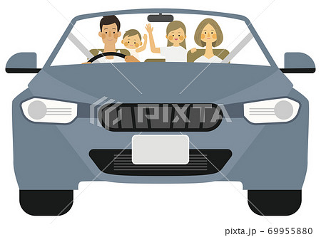 安全運転のイラスト素材